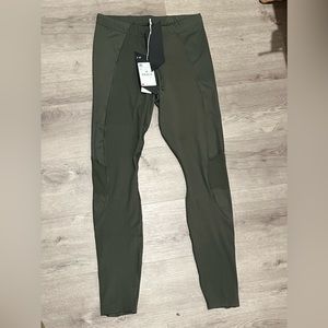 Zara running tights men olive size large